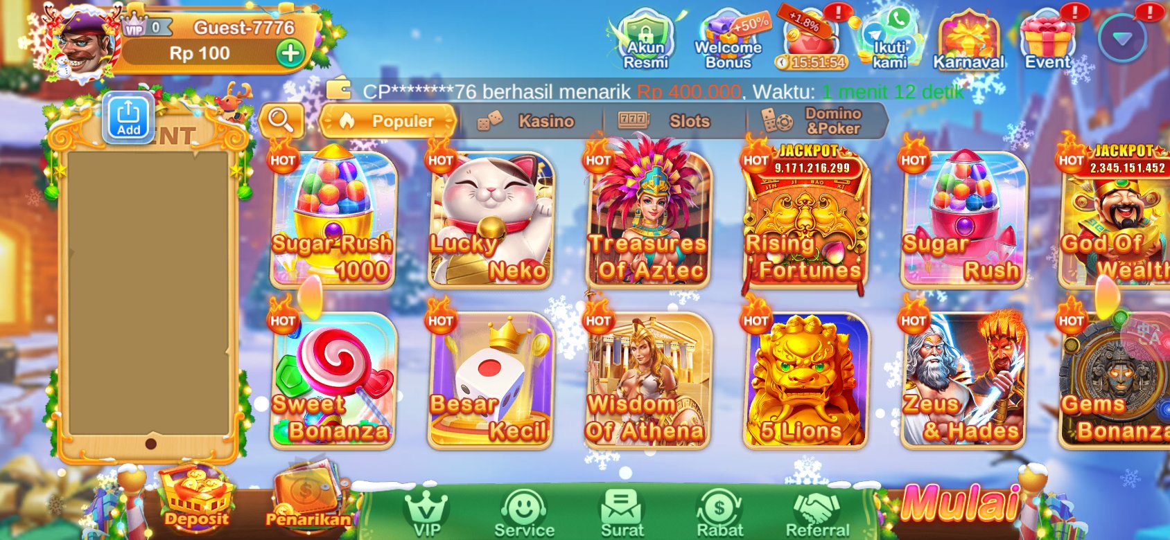 Permainan slot terbaik dengan jackpot hingga miliaran di Rr777 2 4 354 3.